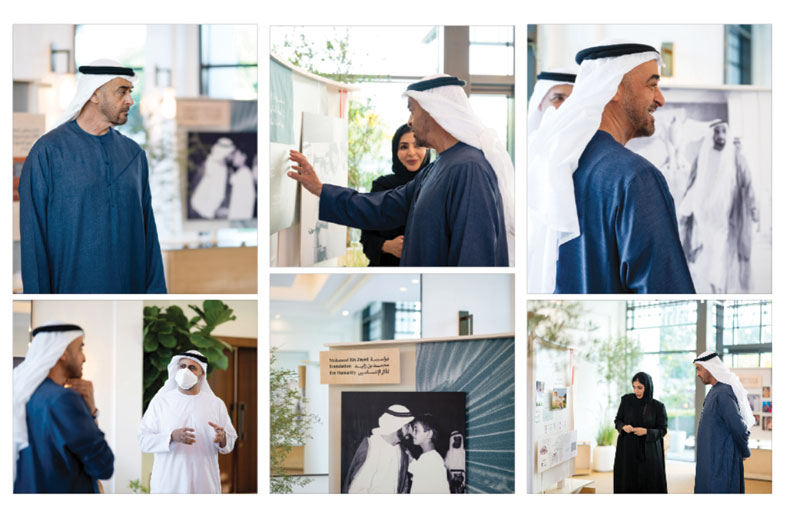 رئيس الدولة يطلع على أهداف المؤسسة ورؤيتها تجاه تعزيز الإمكانات  البشرية وإحداث فرق جوهري في مجال الصحة العالمية ودعم الجهود التنموية 