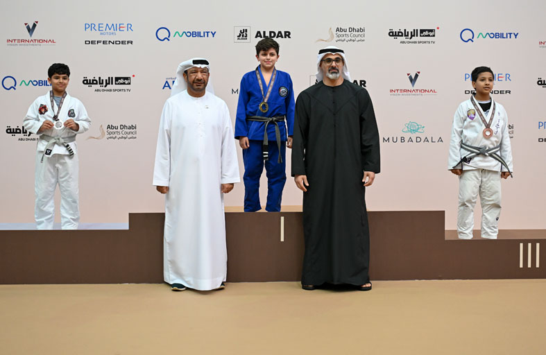 ولي عهد أبوظبي يشهد ختام منافسات النسخة الثانية من بطولة خالد بن محمد بن زايد للجوجيتسو 