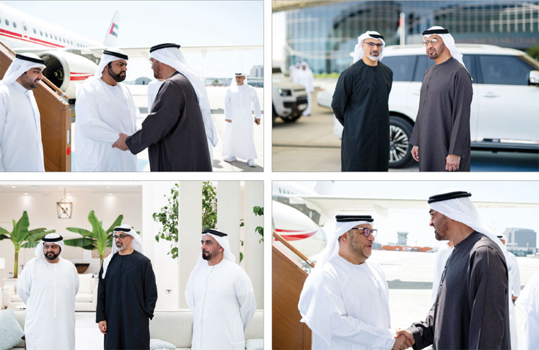 رئيس الدولة وحاكم الفجيرة يبحثان عدداً من الموضوعات التي تهم شؤون الوطن والمواطن  
