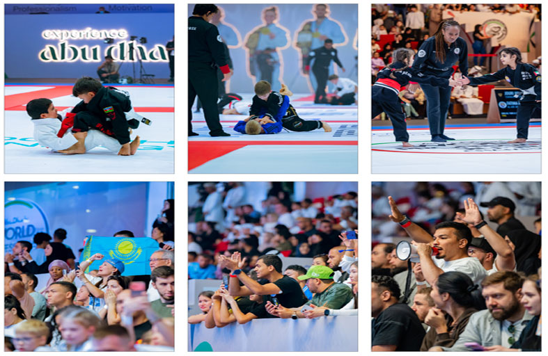 حضور جماهيري كبير في منافسات البراعم بثالث أيام النسخة (17) من بطولة أبوظبي العالمية لمحترفي الجوجيتسو  