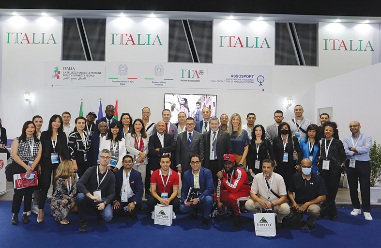 إيطاليا تستعرض أحدث التوجهات في صناعة اللياقة البدنية والصحة في معرض دبي للحياة النشطة