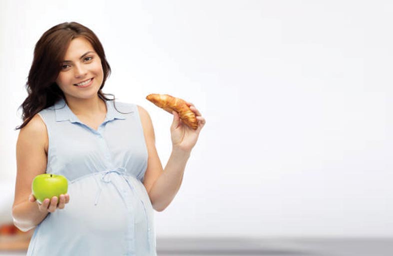 نوعية طعام الحامل تؤثر على بدانة الطفل