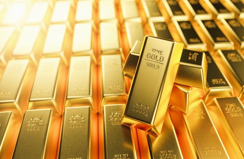 الذهب يواصل التراجع مع استمرار صعود الدولار