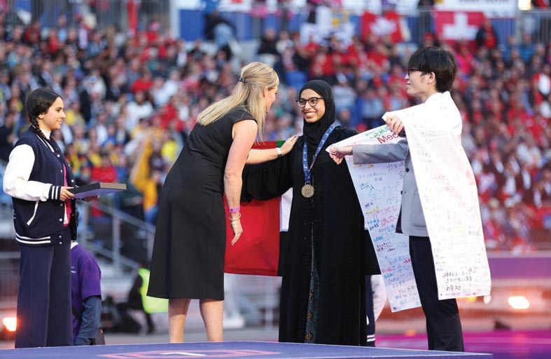 10 ميداليات متنوعة لفريق أبوظبي التقني في مسابقة المهارات العالمية