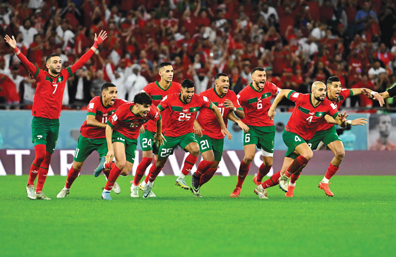 المغرب يصنع التاريخ ويتأهل لثمن نهائي المونديال
