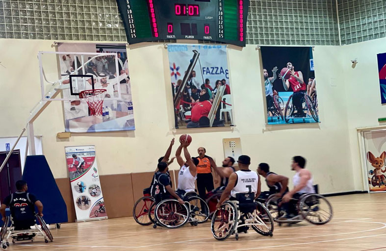 انطلاق الجولة الثانية من دوري السلة على الكراسي المتحركة