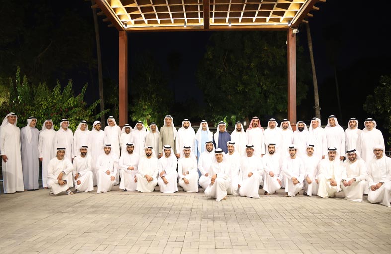 نهيان بن مبارك يزور مجلس عائلة سعيد لوتاه بدبي