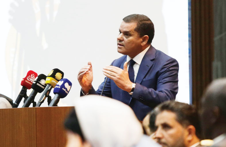 دبيبة يدعو لإنهاء الانقسام وإزالة الحدود الوهمية بين الليبيين 