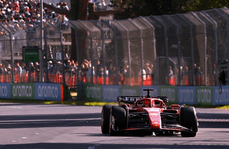 لوكلير الأسرع في التجارب الحرة الثانية لسباق أستراليا