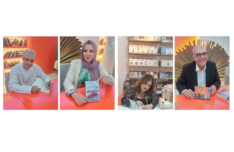 كتاب يشيدون بركن التوقيع في معرض الشارقة الدولي للكتاب 