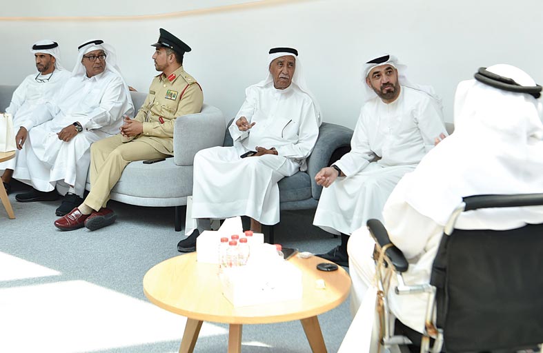 إدارة حماية الطفل والمرأة بشرطة دبي تحتفي بكبار المواطنين 