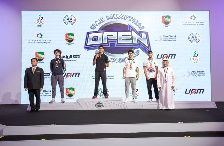 نجاحات كبيرة في ختام بطولة الإمارات المفتوحة للمواي تاي 