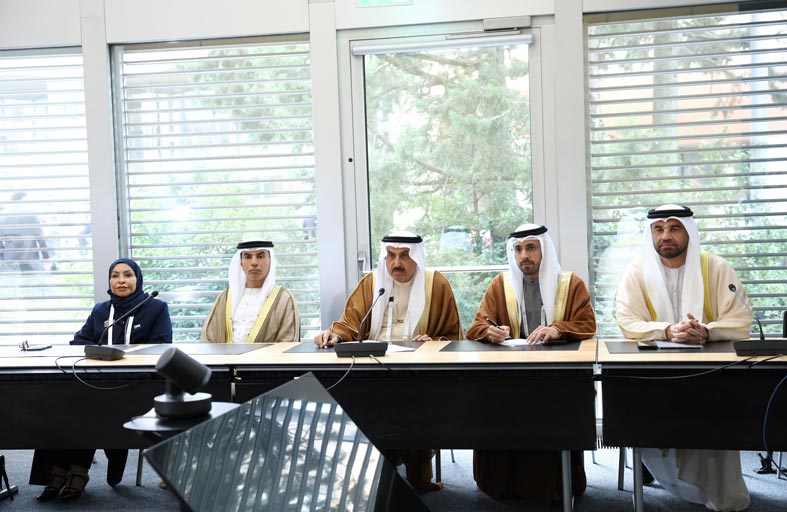 صقر غباش يلتقي رئيس الجمعية الوطنية بكوت ديفوار على هامش اجتماعات البرلماني الدولي في جنيف