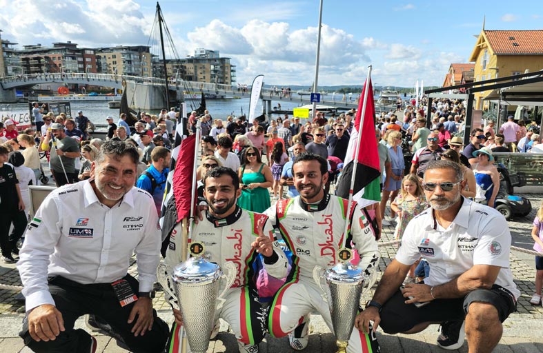 أبوظبي للزوارق السريعة يحرز لقب الجولة الثانية لمونديال الفورمولا2