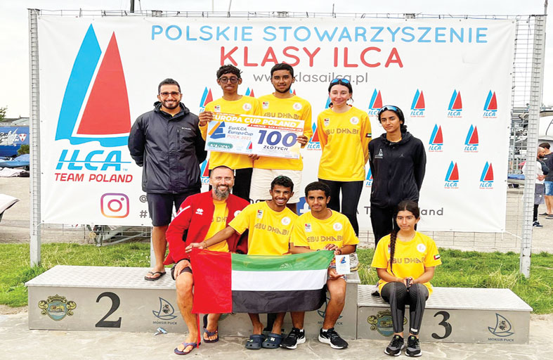 أبوظبي للشراع الحديث يحصد برونزية كأس بولندا