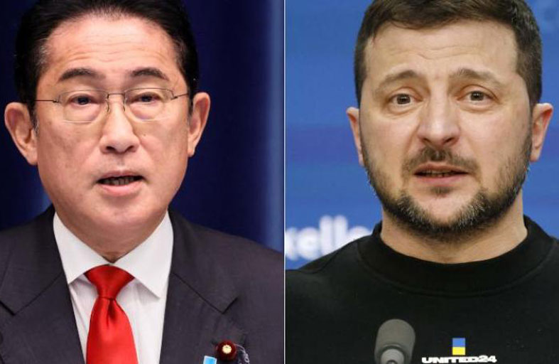 كيشيدا يلتقي زيلينسكي في كييف 