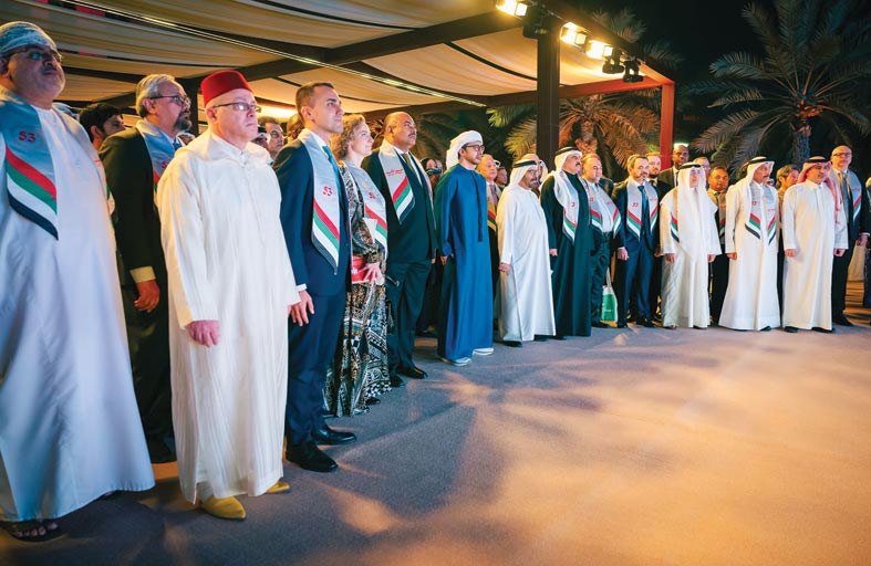 عبدالله بن زايد يشهد احتفال وزارة الخارجية بعيد الاتحاد الـ 53 