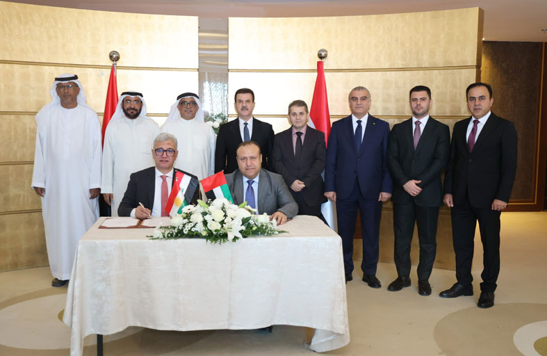 غرفتا رأس الخيمة وأربيل تبحثان تعزيز التعاون بمجالي الاستثمار والتحكيم التجاري 