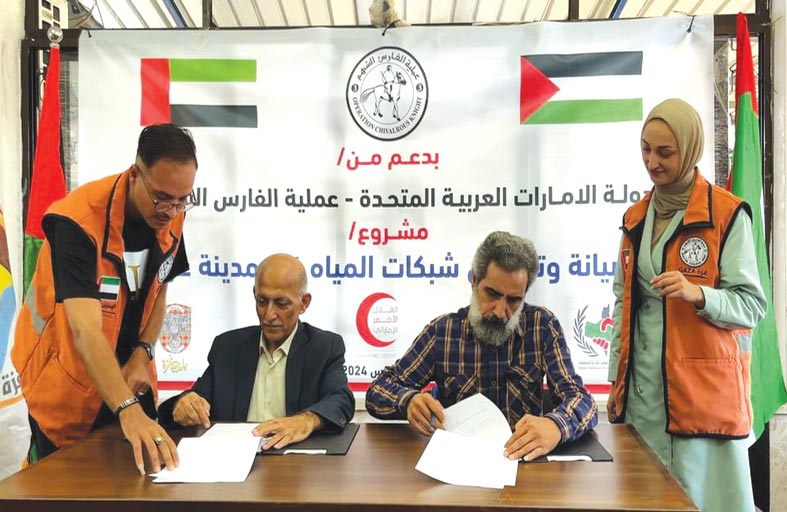 الإمارات تتجاوز الصعاب كافة لإعادة الأمل وبث الحياة شمال قطاع غزة