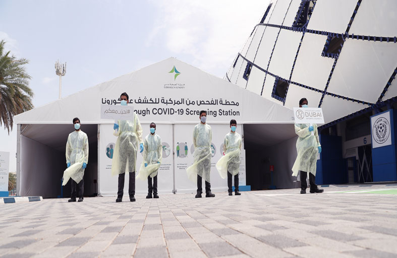 مجلس دبي الرياضي يحتفل بيوم العمال العالمي مع أبطال خط الدفاع الأول