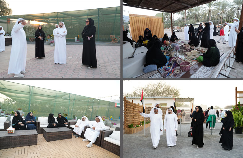 الاتحاد النسائي يزور قدفع للتعريف ببرامجه ضمن مشروع قرى الإمارات