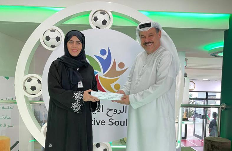 الروح الإيجابية بشرطة دبي تكرم الإعلامي كفاح الكعبي