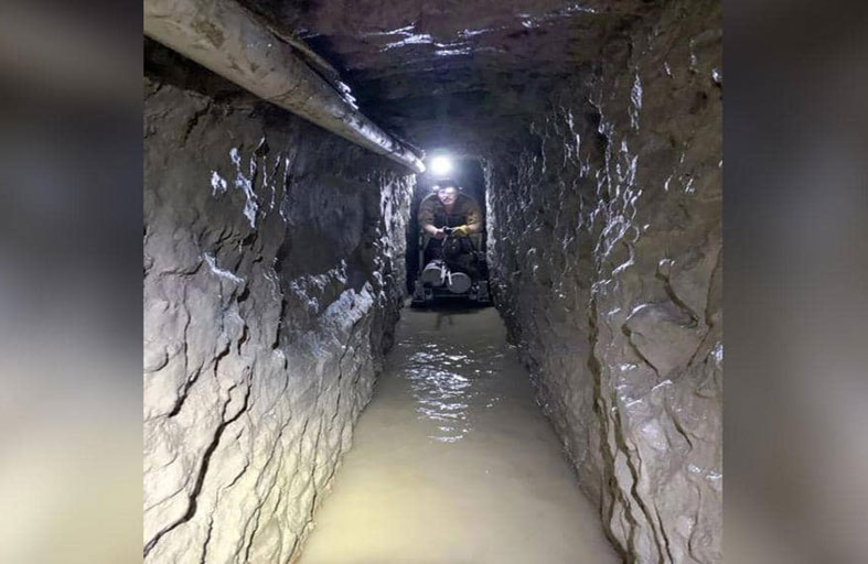 نفق مخدرات 5 نجوم بين المكسيك والولايات المتحدة