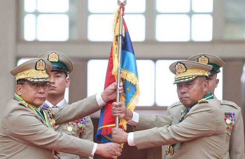   انتخاب قائد المجلس العسكري البورمي نائبا للرئيس 