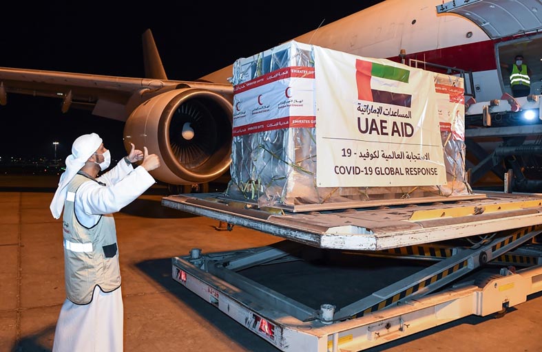الإمارات ترسل طائرة تحمل مستلزمات طبية إلى موريتانيا