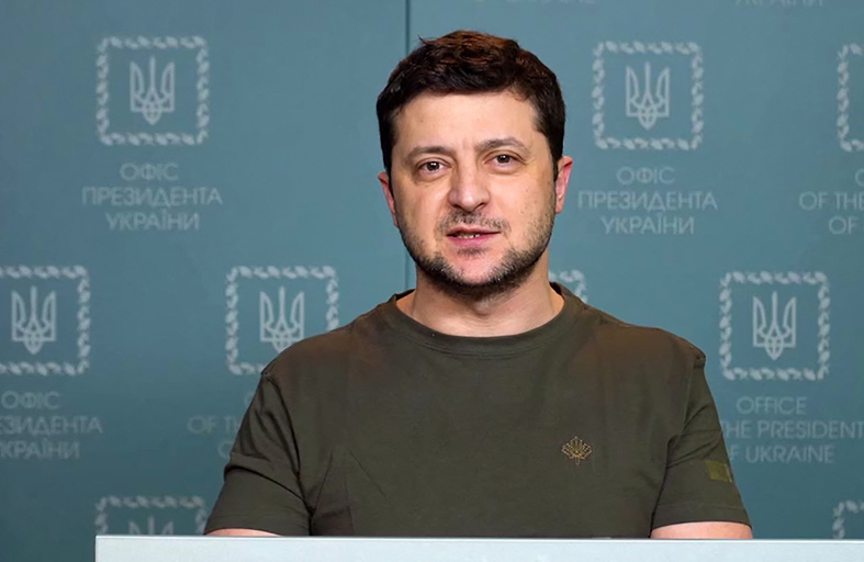 زيلينسكي: روسيا تريد «محو» أوكرانيا وتاريخها 