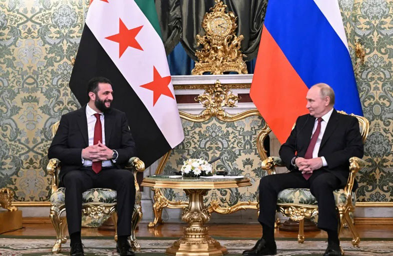 بوتين و أحمد الشرع تناولا قضايا استراتيجية ومن غير المُرجح تسليم الأسد .....