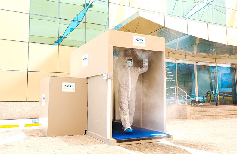 سلطة واحة دبي للسيليكون تنجز نفق التعقيم لحماية موظفيها وعملائها والمجتمع