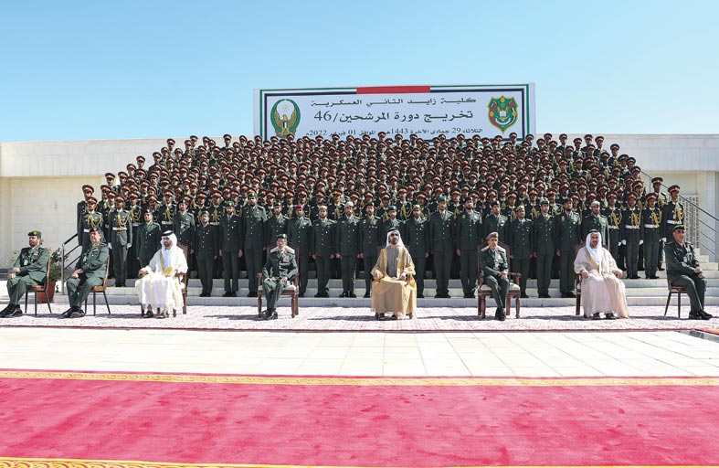 محمد بن راشد: الكلية صرح قدم رجالاً حملوا بكل الإخلاص والتفاني مسؤولية الذود عن حياض الوطن