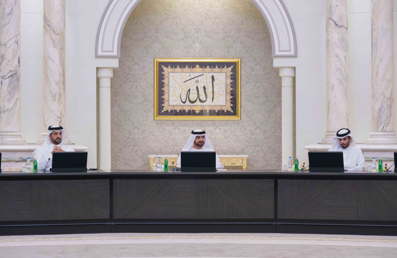 عبدالله بن سالم القاسمي يترأس اجتماع المجلس التنفيذي