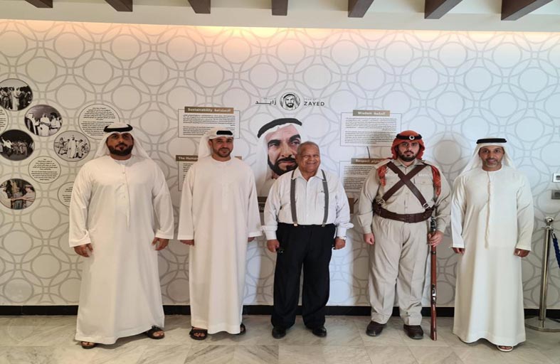 زايد بن حمد بن حمدان آل نهيان يبحث مع رئيس الاتحاد العام للمنتجين العرب عددا من الموضوعات