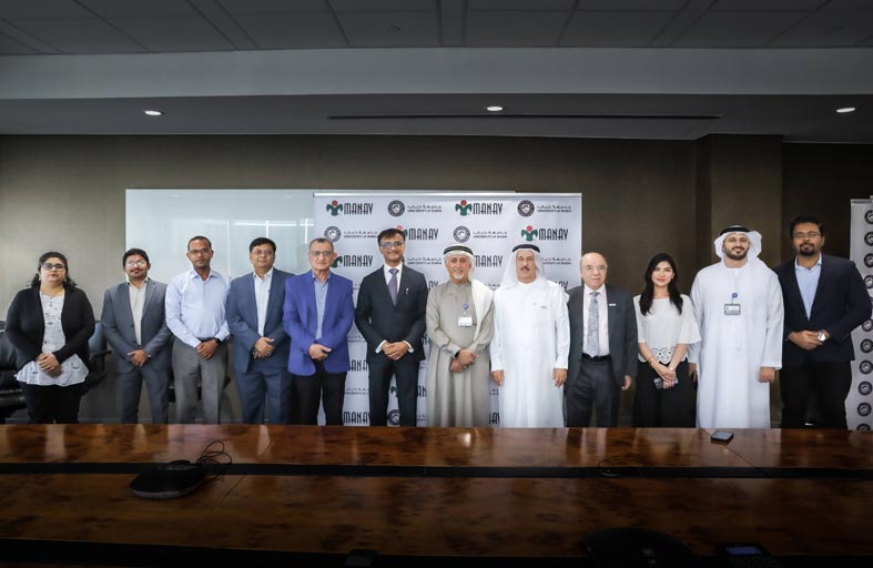 جامعة دبي وشركة ماناف للطاقة تدشنان تحالفا للتقدم التكنولوجي