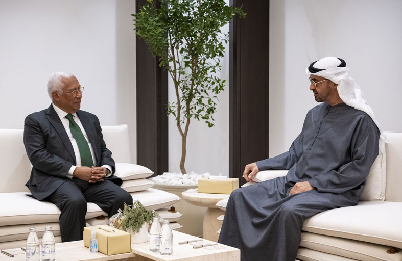 رئيس الدولة يبحث مع رئيس المجلس الأوروبي التطورات في المنطقة وتداعياتها على الأمن العالمي  