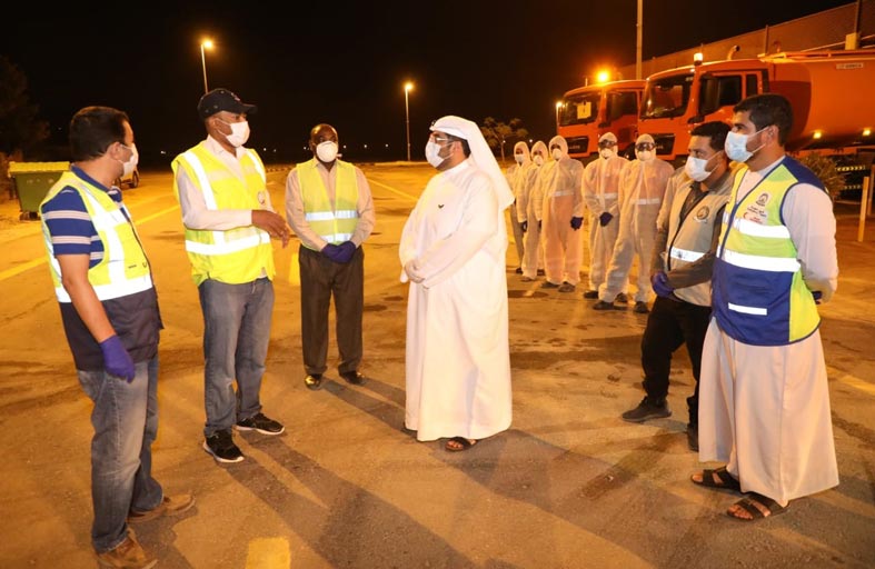 بلدية الحمرية تستكمل مشروع التعقيم الوطني في يومها السادس 