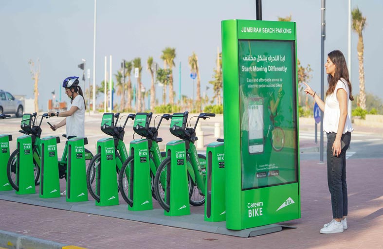 طرق دبي و«كريم» تطلقان المرحلة الثانية من خدمة تأجير الدراجات الهوائية