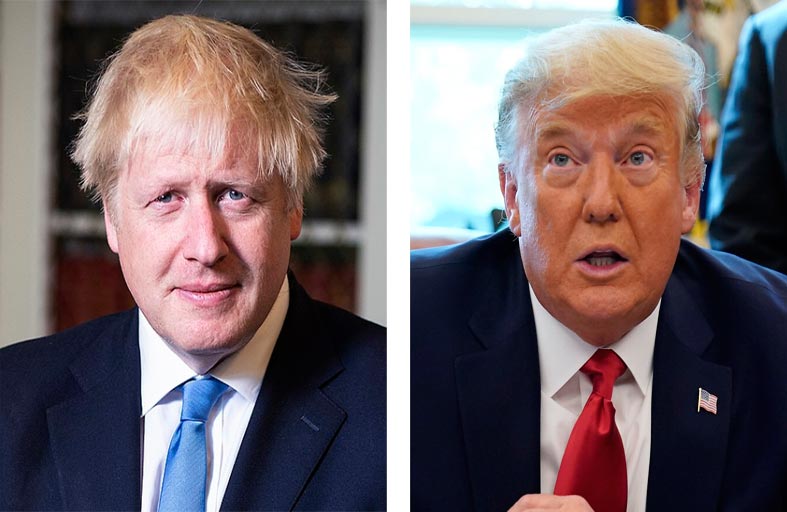 فايننشال تايمز: ترامب وجونسون هزا صورتي أمريكا وبريطانيا
