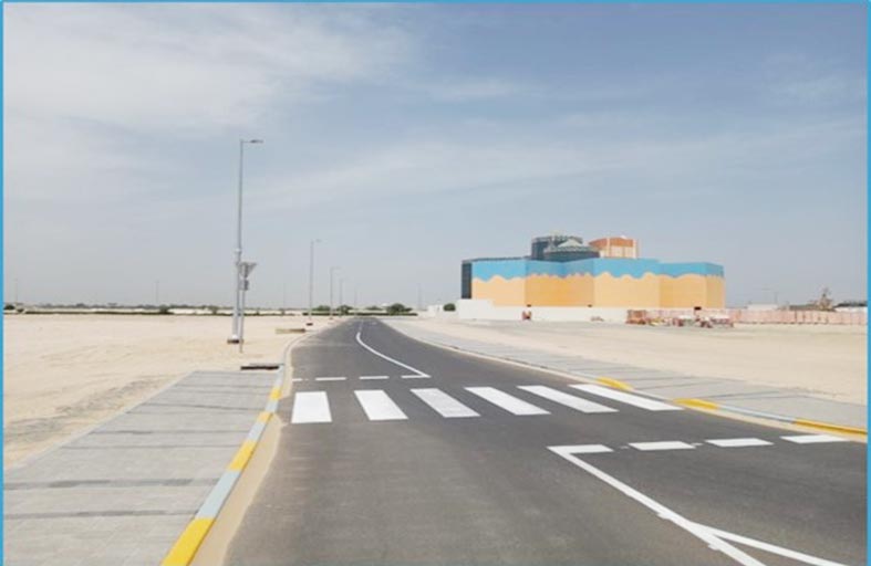 بلدية مدينة أبوظبي تنجز أعمال طرق متفرقة في مدينة محمد بن زايد لتحسين الحركة المرورية