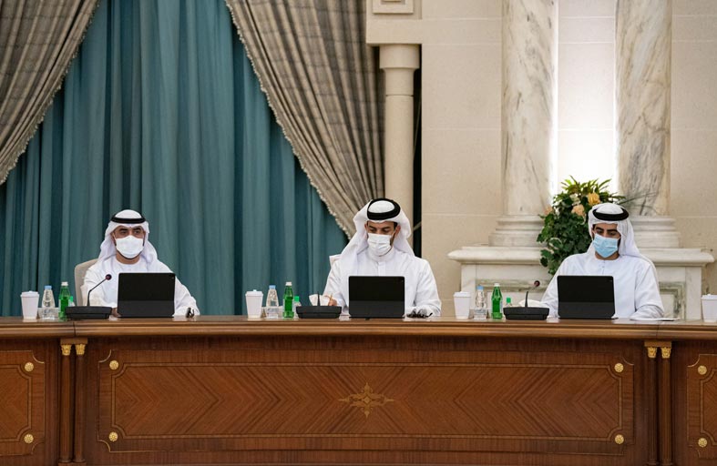 ولي عهد الشارقة يترأس اجتماع المجلس التنفيذي