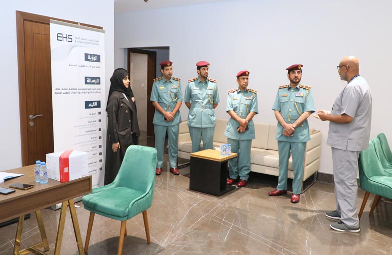 شرطة الفجيرة تنظم مبادرة صحية «ما قصرت»