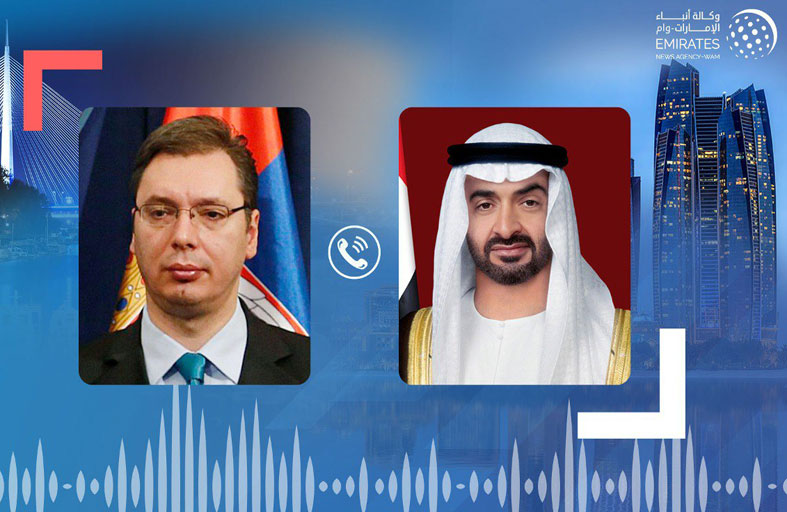 محمد بن زايد يهنئ هاتفيا الرئيس الصربي بفوزه بولاية جديدة في الانتخابات الرئاسية