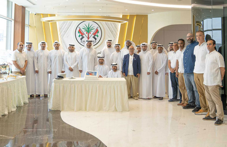 «الشارقة الرياضي» يحتفي بالبطل الأولمبي محمد القايد