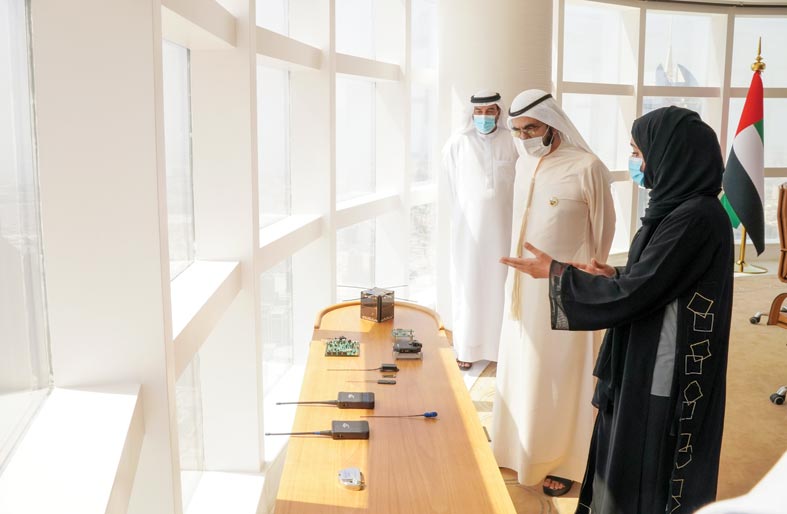محمد بن راشد: القطاع الخاص في دولة الإمارات أصبح شريكاً أساسياً في دعم الاستراتيجية الوطنية للفضاء