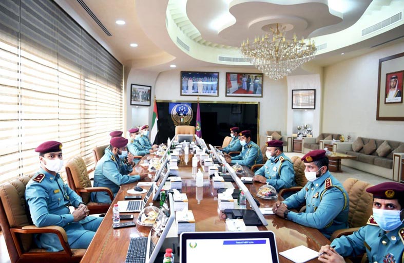وفد من وزارة الداخلية يناقش مع شرطة عجمان منظومة الجاهزية الأمنية
