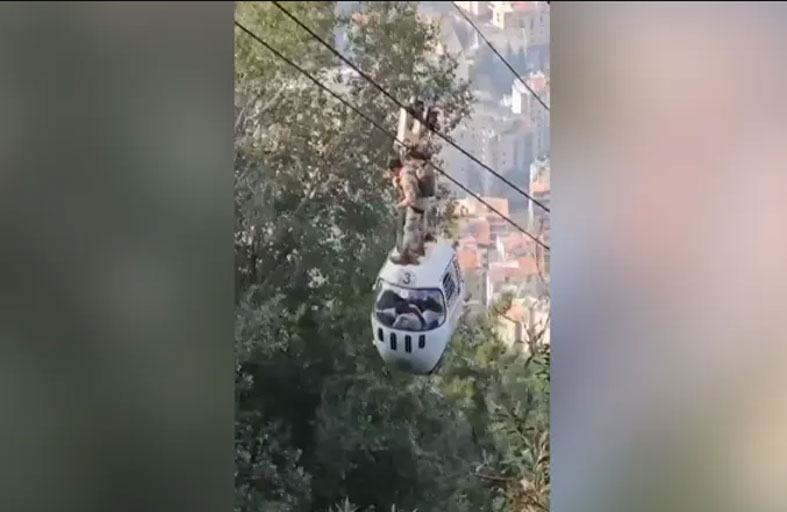 لحظات مرعبة عاشها ركاب «تلفريك جونية»