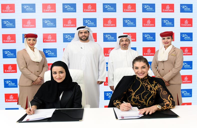 طيران الإمارات توقع مذكرة تفاهم مع  جافزا لجذب استثمارات جديدة إلى دبي