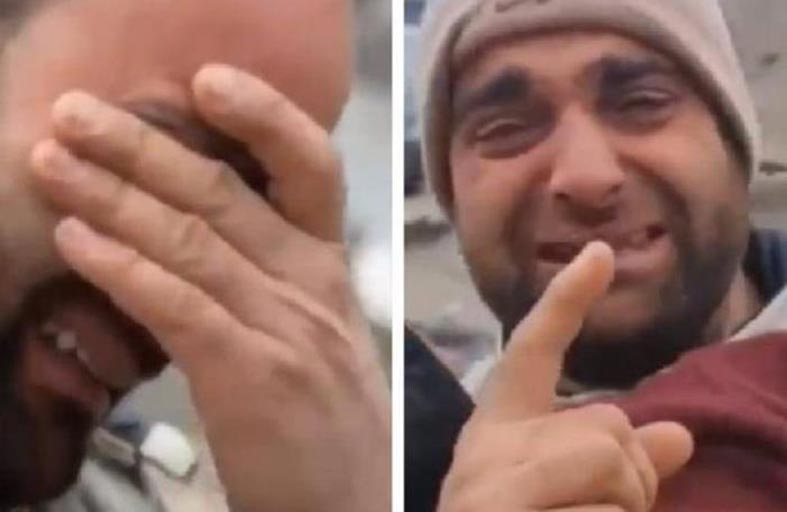 فيديو مؤثر.. فقد 12 من عائلته بالزلزال